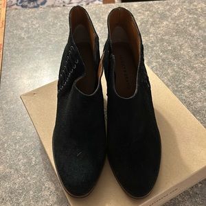 Lucky Brand Black heeled booties. Size 10